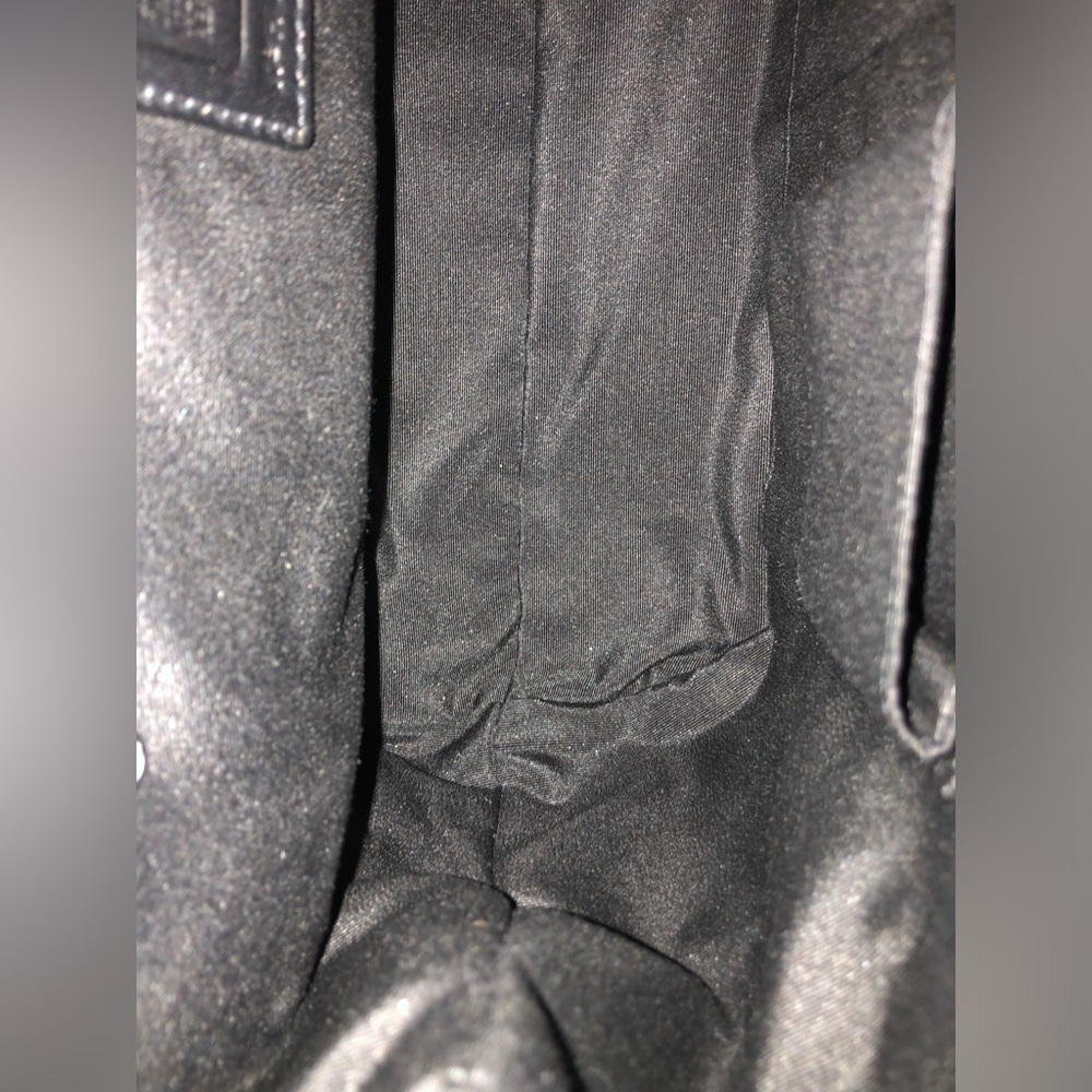 Coach Black Leather Hamilton Buckle Flap Large Satchel F12604 w/ Hangtag/Box/Bag - Picture 13 of 14